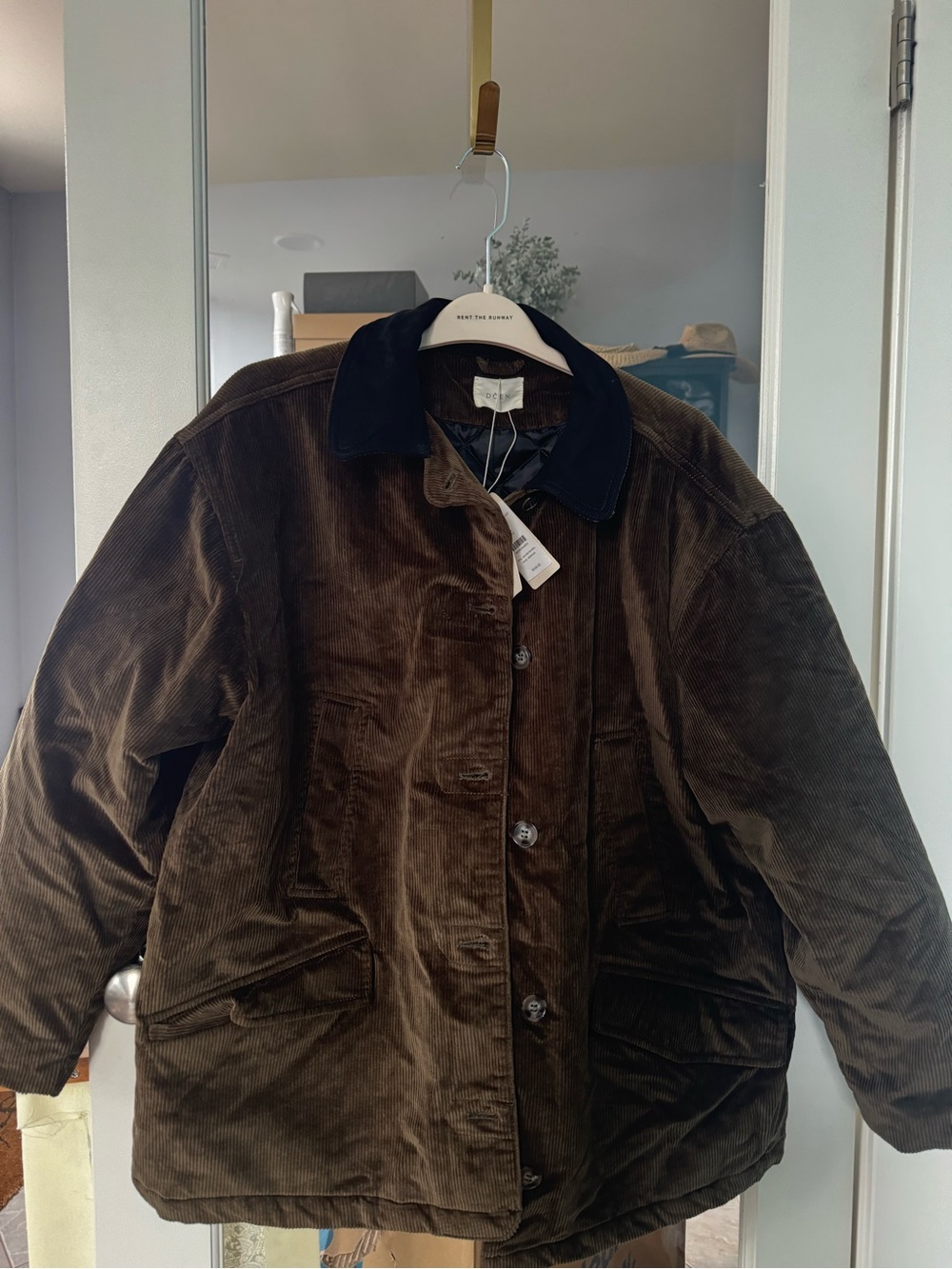 NWT DÔEN Pemberton Jacket – Sherwood Brown Corduroy – Size L – $548 Retail